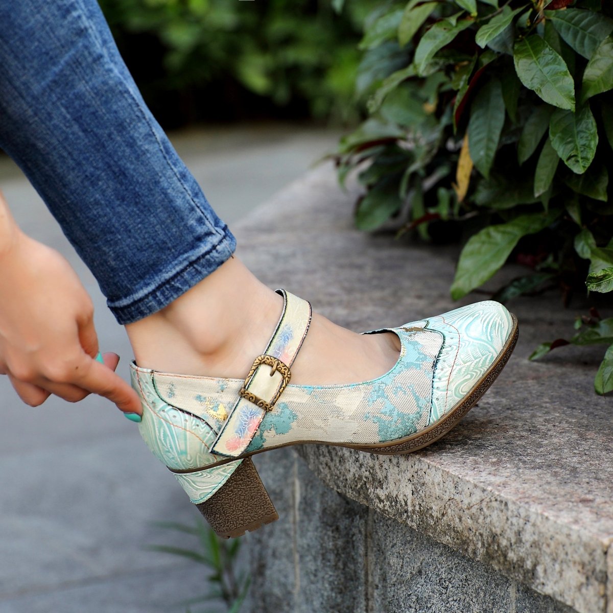 Elegant Lady’s Handmade Heels for Wedding Events
