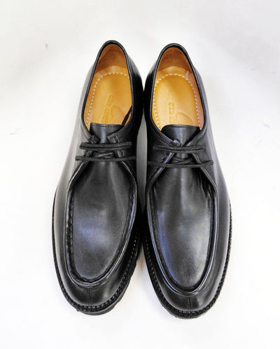 C Collection Calfskin Lace Up Shoe - Black