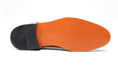 C Collection Calfskin Oxford - Cognac