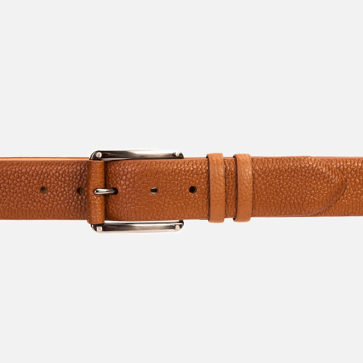 Vinci Leather The Draco Brown Calfskin Belt – product view 2