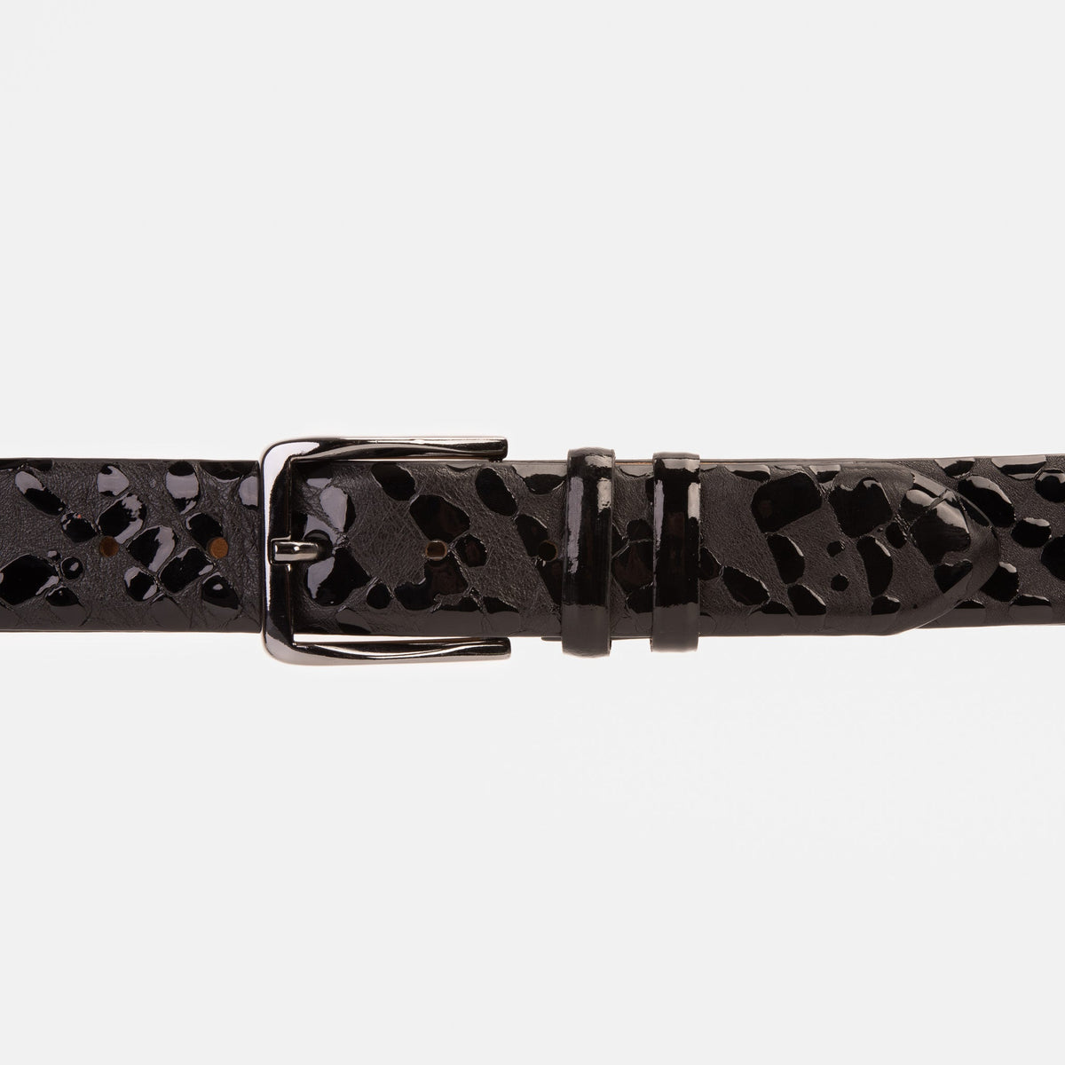 Vinci Leather The Arnold Black Leather Belt – product view 2