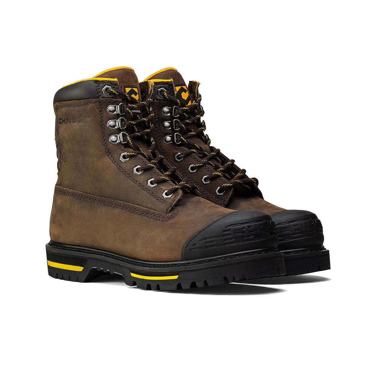 Tarantula 8" Steel Toe Men's Work Boot - Brown – product view 4