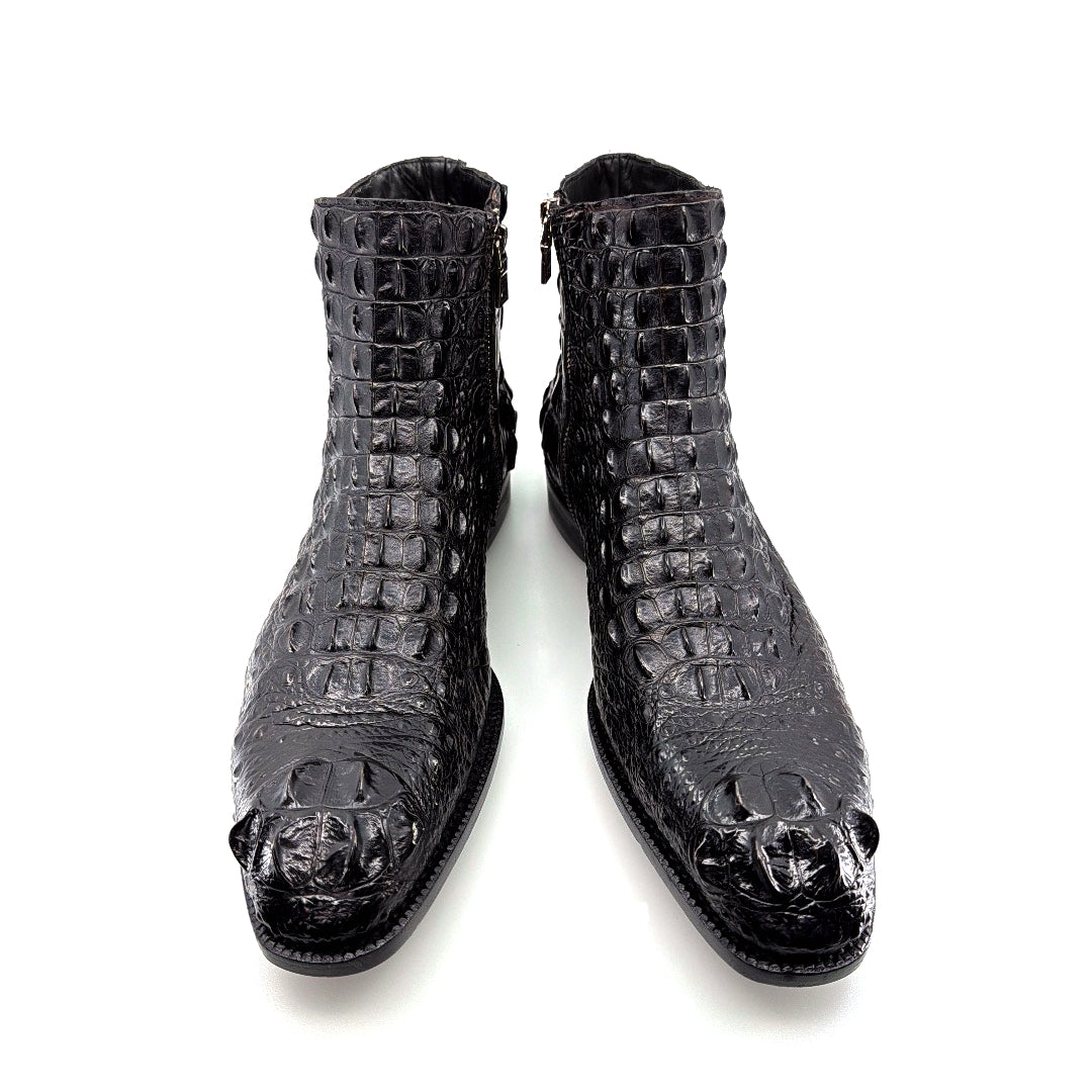 Maurice El Paso Hornback Custom Made Alligator Boot Black – product view 1