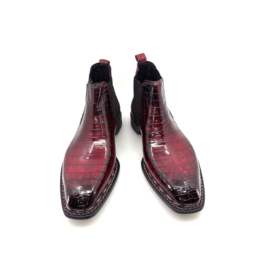 Maurice New York Custom Alligator Boot - Red
