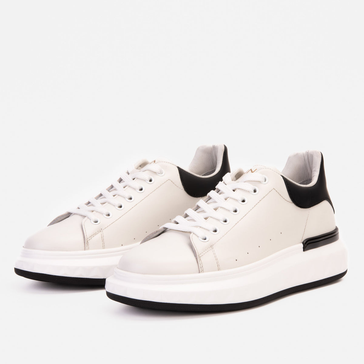 Vinci Leather The Linq White Leather Men Sneaker – product view 2