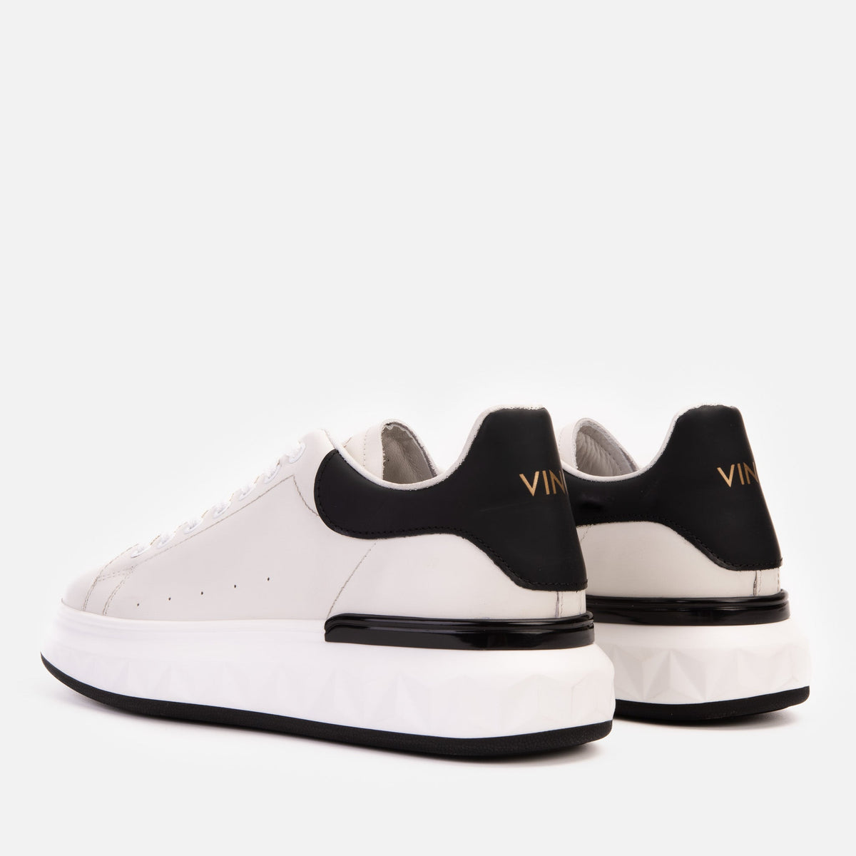 Vinci Leather The Linq White Leather Men Sneaker – product view 5