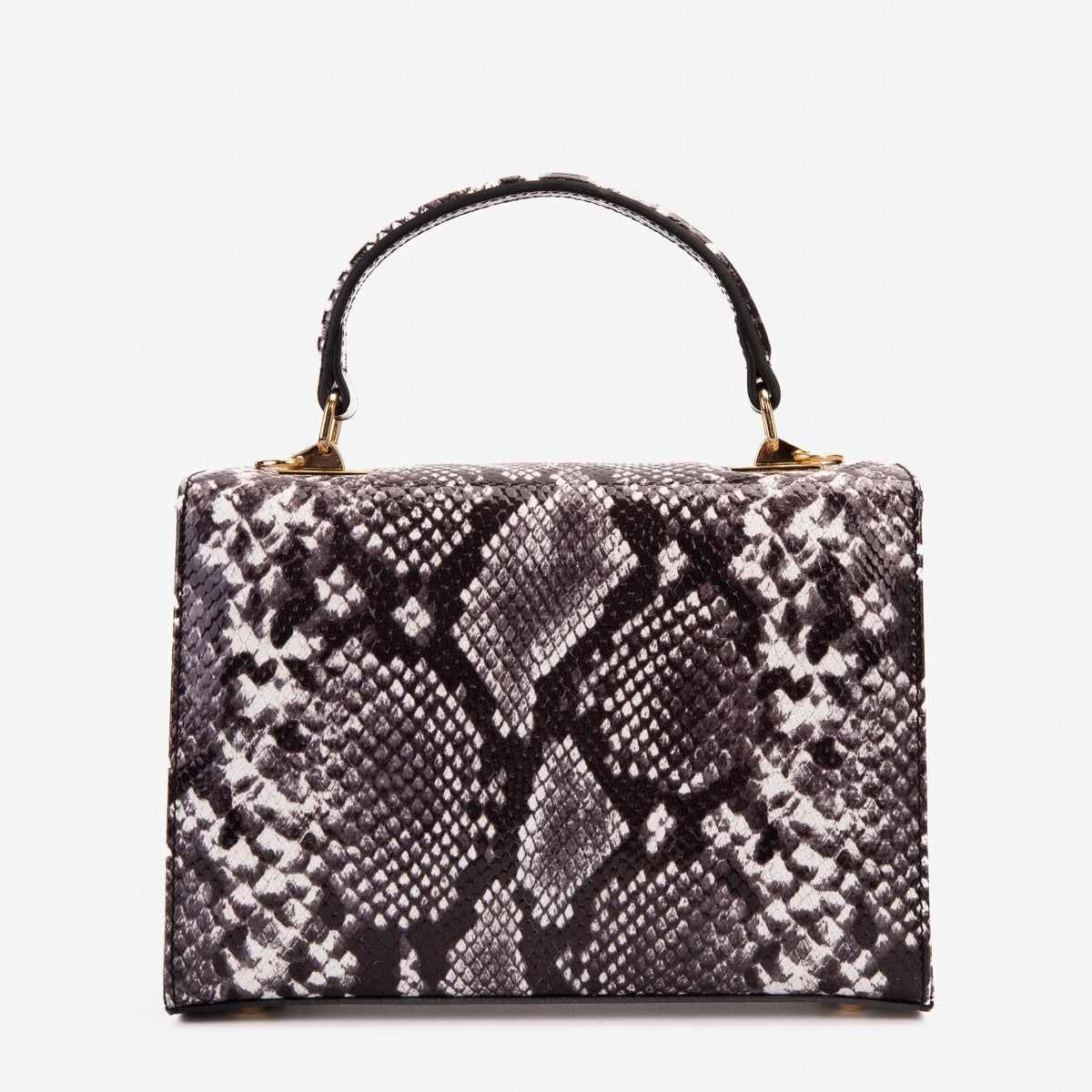Vinci Leather The Venezia Black Leather Handbag – product view 5