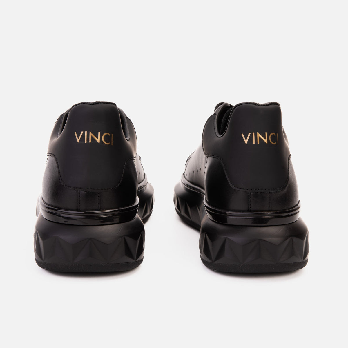 Vinci Leather The Linq Black Leather Men Sneaker – product view 8