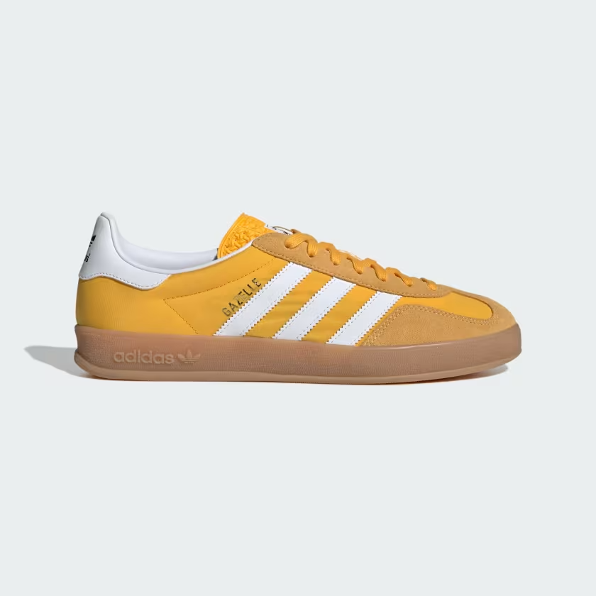 adidas Gazelle Indoor Men's Sneakers — Crew Yellow/White