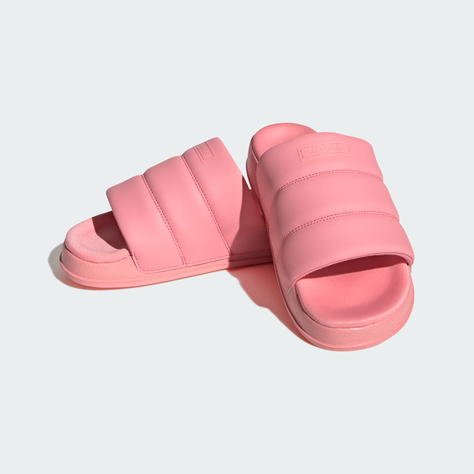 adidas Adilette Essential Women's Slides — Super Pop Pink