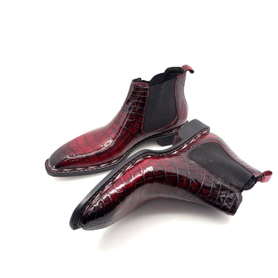 Maurice New York Custom Alligator Boot - Red