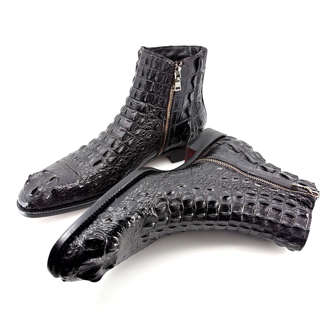 Maurice El Paso Hornback Custom Made Alligator Boot Black – product view 4