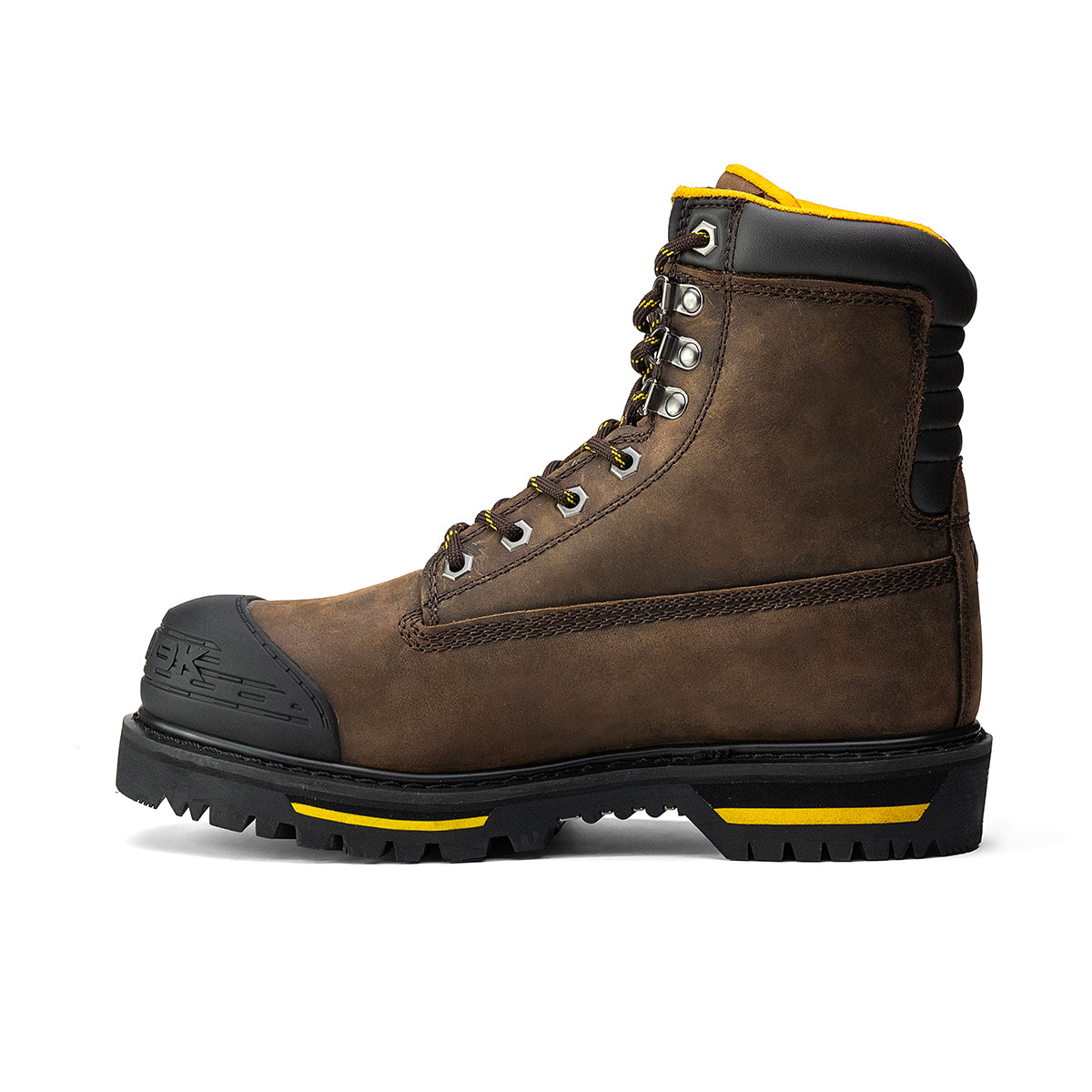 Tarantula 8" Steel Toe Men's Work Boot - Brown – product view 2
