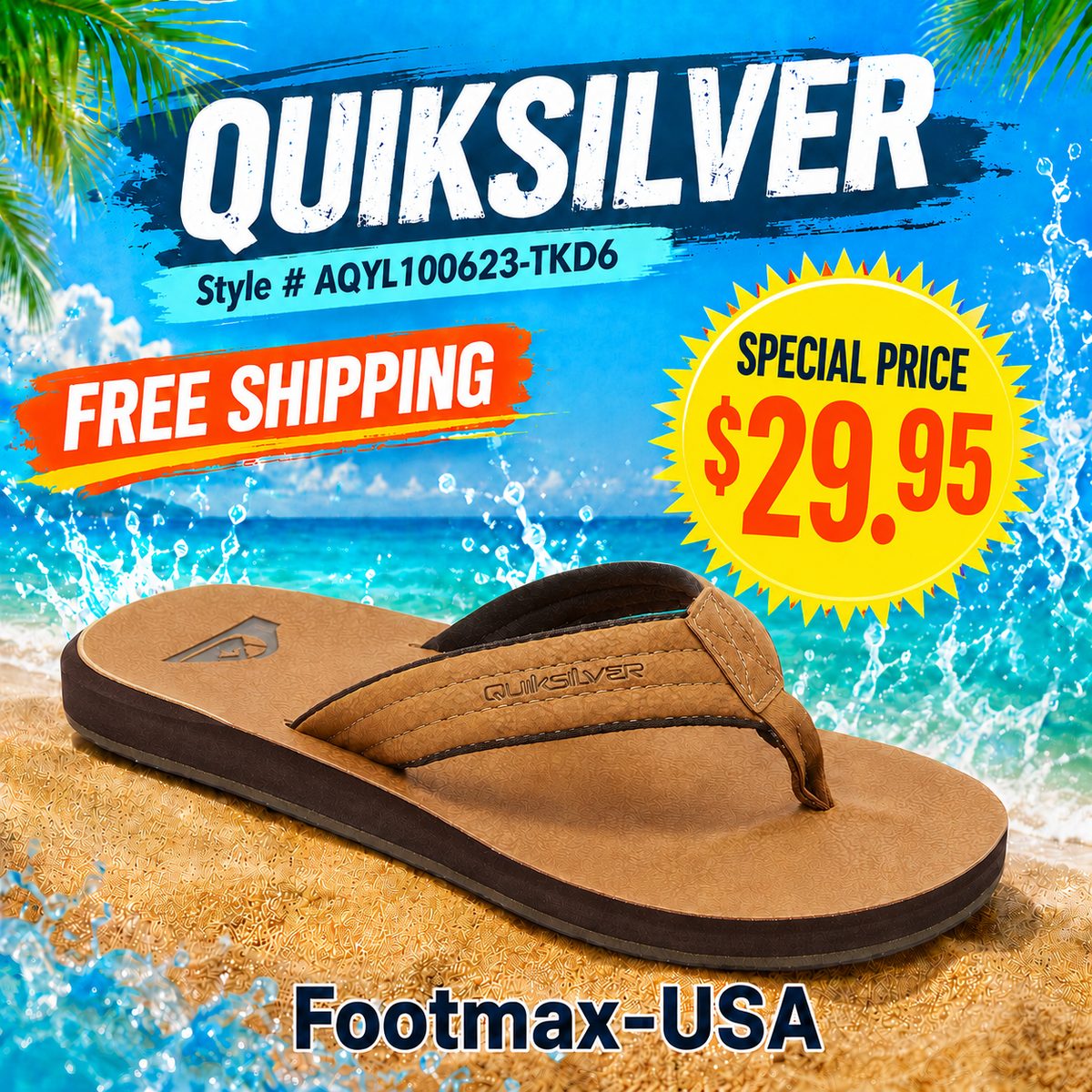Quicksilver Carver Nubuck - AQYL100623-TKD6 — product view 1
