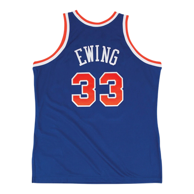MITCHELL AND NESS NBA AUTHENTIC ROAD JERSEY NEW YORK KNICKS 1991 PATRICK EWING MENS