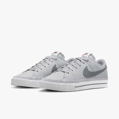 Nike Court Legacy Men's Sneakers — Smoke Grey Leather Low-Top