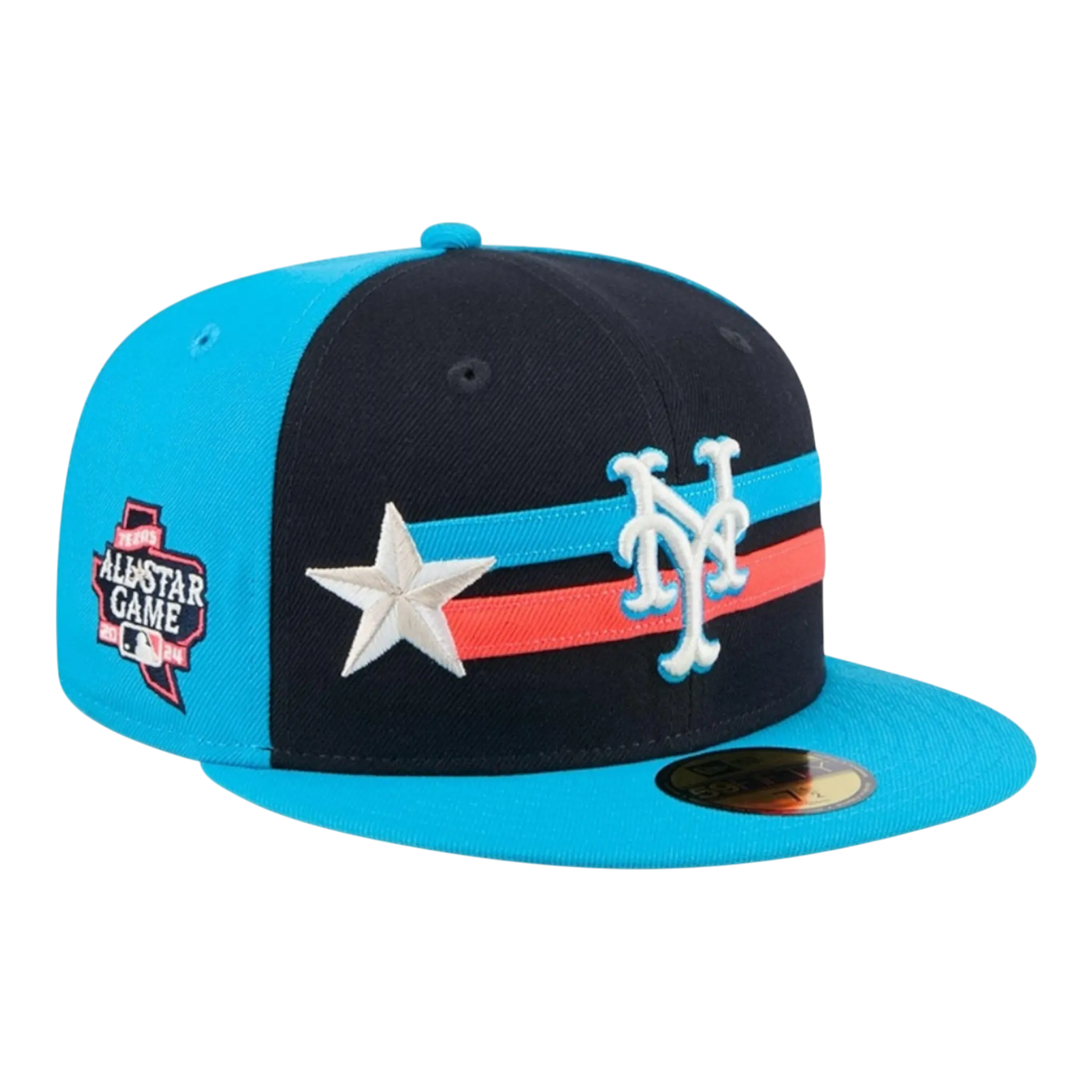 New Era 59Fifty MLB New York Mets 2024 All Star Game Fitted Hat Blue/Navy/Orange