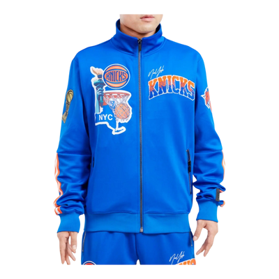 Pro Standard New York Knicks Home Town Men's Track Jacket — Royal Blue