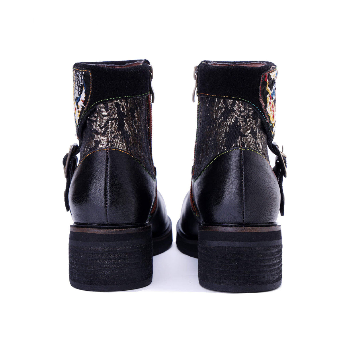 Coloestepshoes Embroidered Elegance Ankle Boots – product view 9