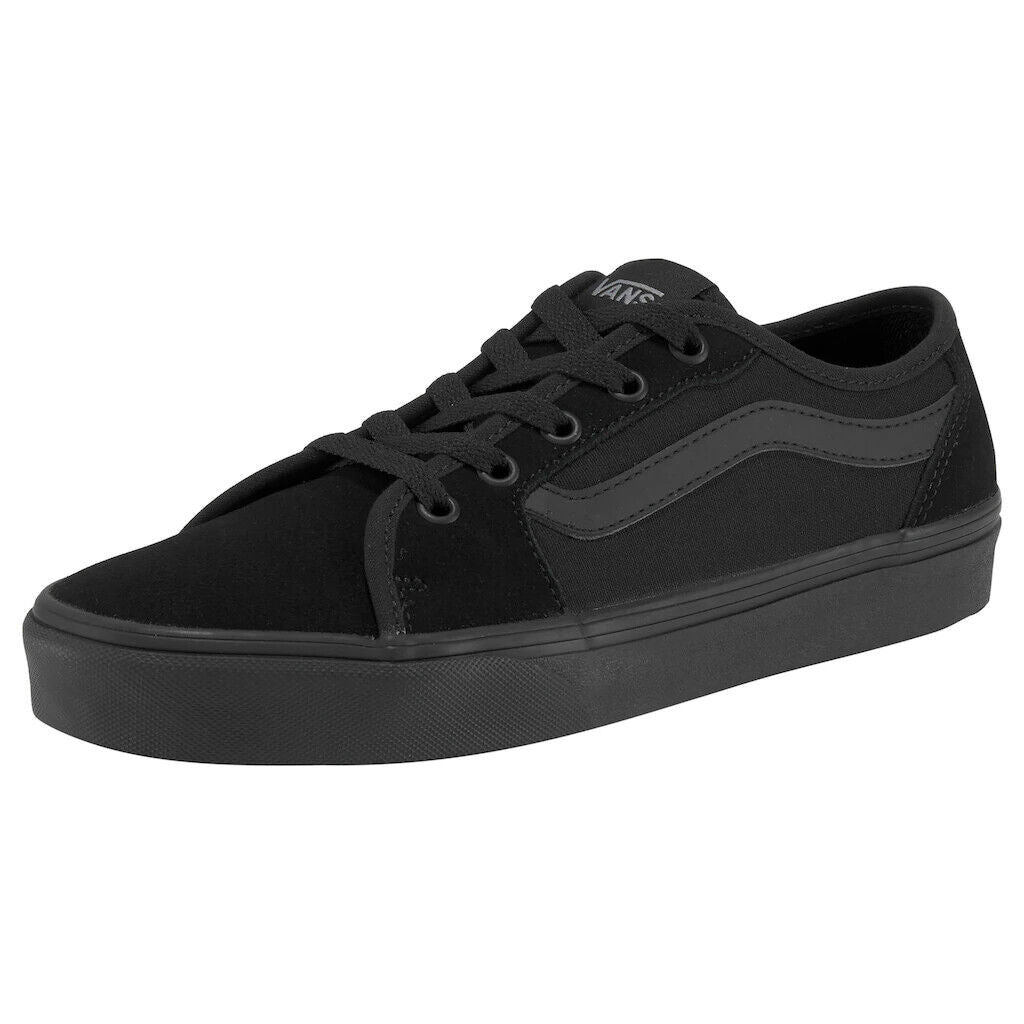 Vans Filmore Decon Women's Sneakers — Black Canvas Low-Top