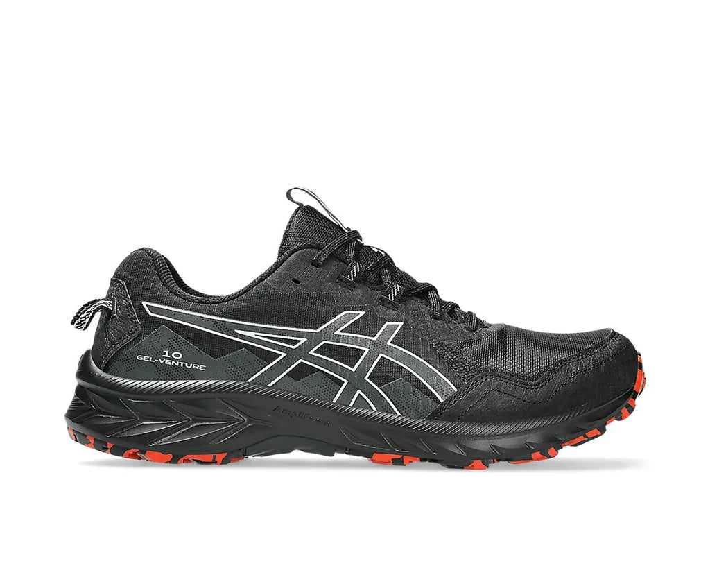 ASICS GEL-VENTURE 10 Extra Wide Mens Trail Running Shoes — Black/Lake Grey