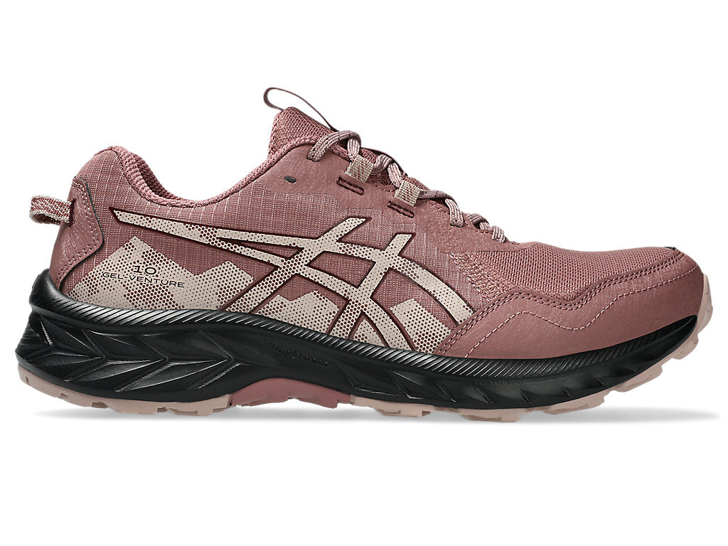 ASICS GEL-VENTURE 10 Womens Trail Running Shoes — Rubble Red/Fawn