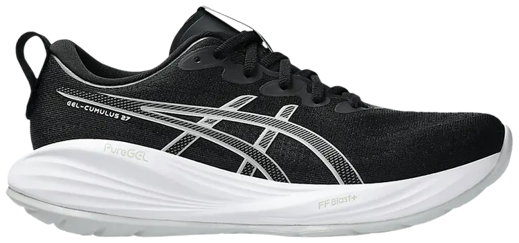 ASICS GEL-CUMULUS 27 Narrow Womens Running Shoes — Black/Concrete