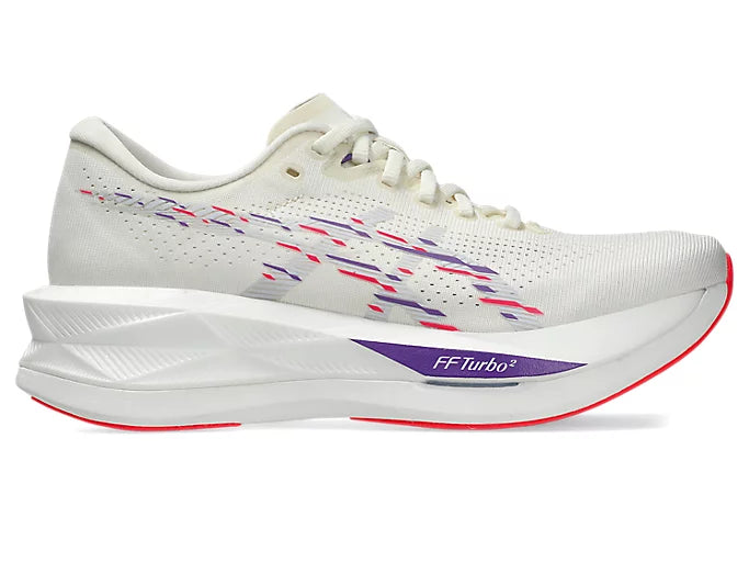 ASICS SONICBLAST Womens Running Shoes — Cream/Blue Fade