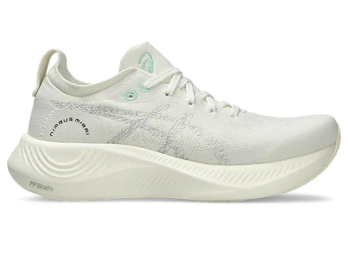 ASICS NIMBUS MIRAI Mens Running Shoes — White/White