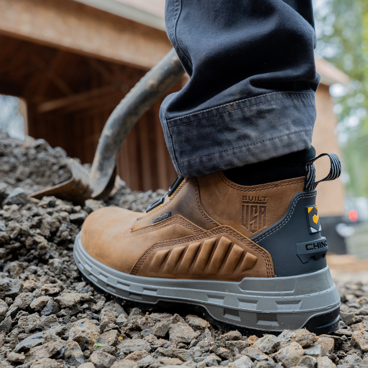 Wildwood 6” Soft Toe Turbolace™ Work Boot - Brown - Made in USA – product view 8