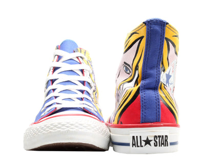 Converse Chuck Taylor All Star Pop Art Print Hi Sneakers — Royal/Yellow