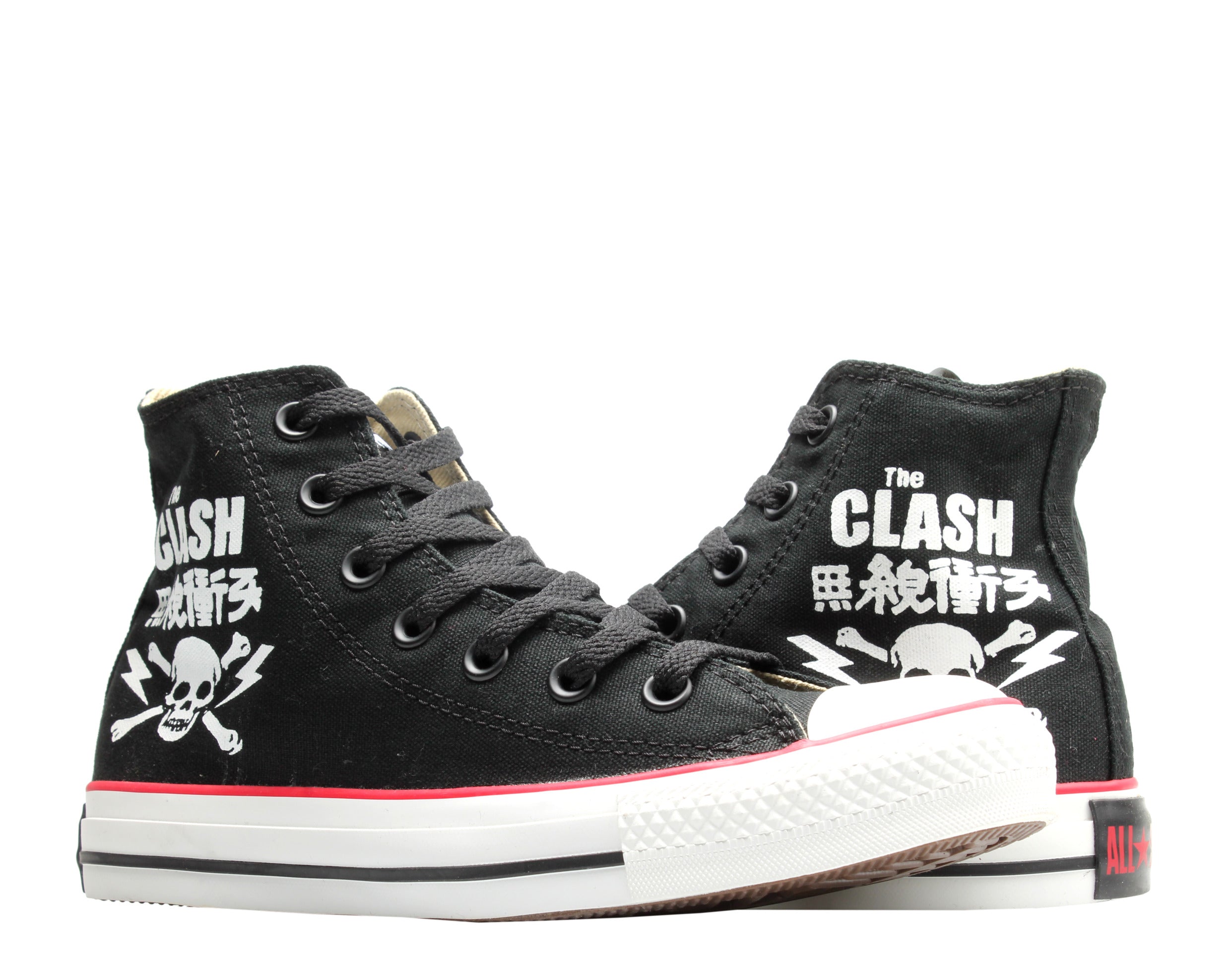 Converse Chuck Taylor All Star The Clash 2 Hi Sneakers — Black/Red
