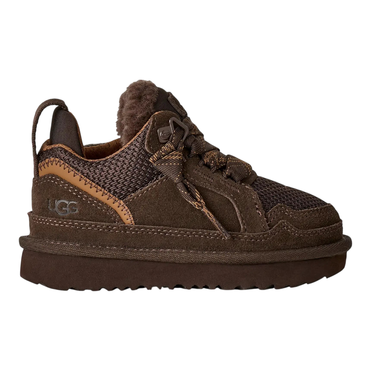 UGG Lowmel Toddlers' (TD) Sneakers — Dusted Cocoa Suede Low-Top