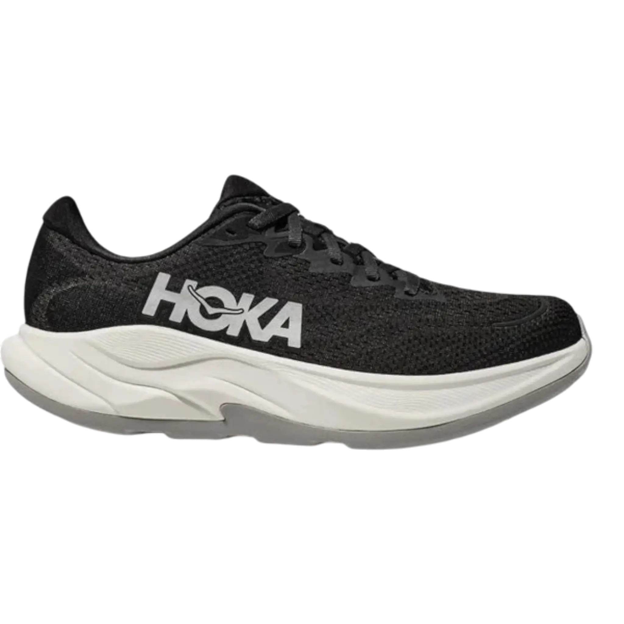 HOKA Rincon 4 Men Running Sneakers Black/White