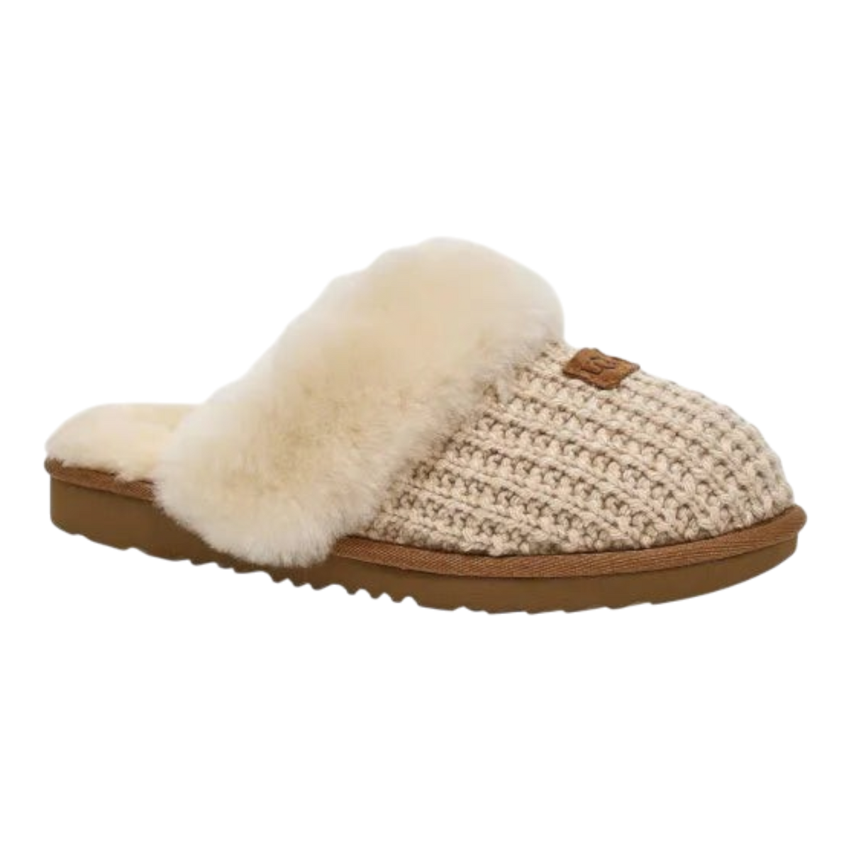 UGG Cozy II Knit Big Kids' (GS) Slippers — Cream