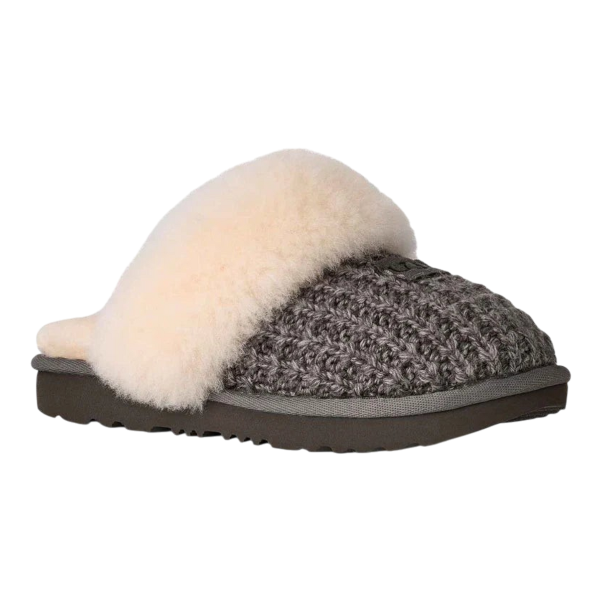 UGG Cozy II Knit Big Kids' (GS) Slippers — Charcoal