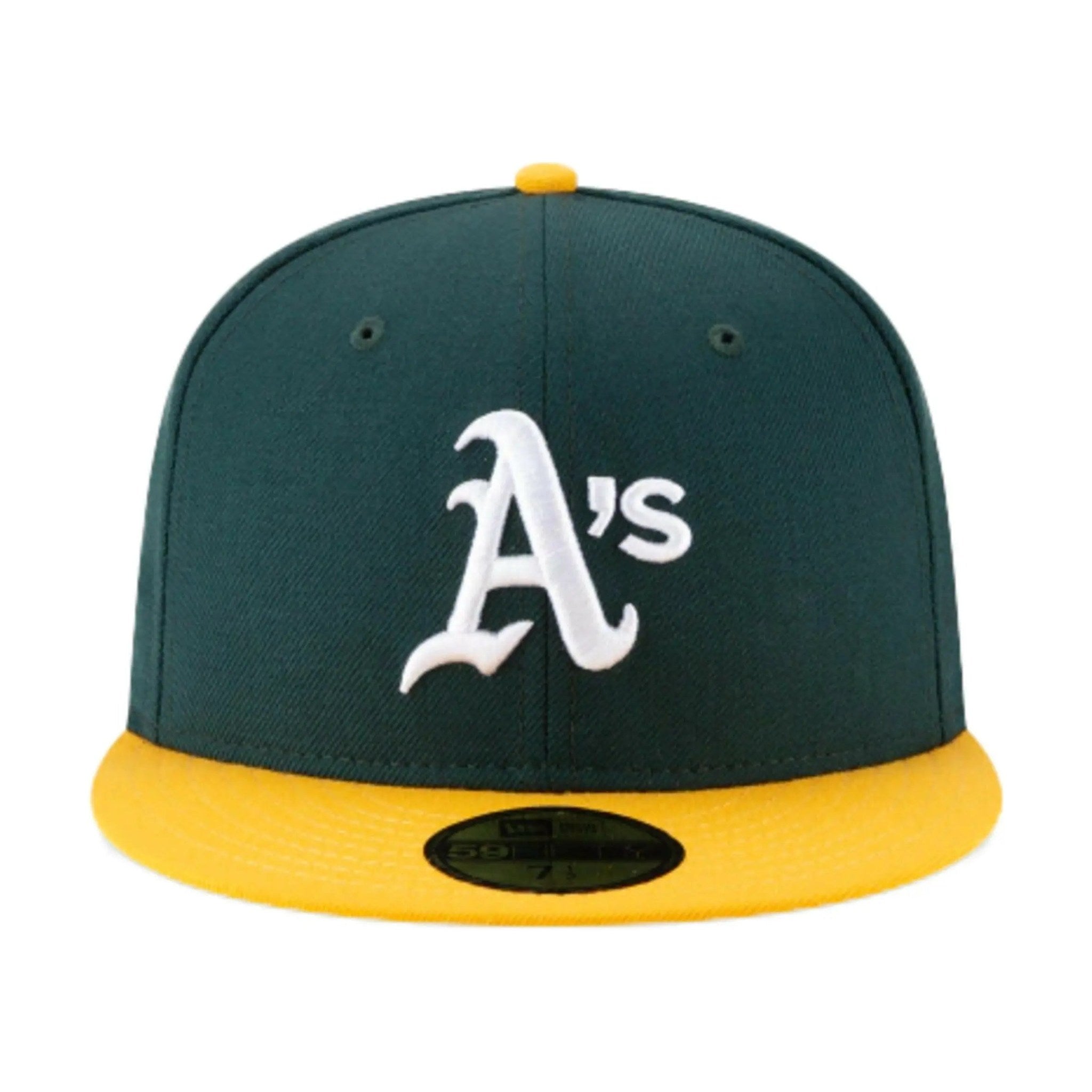 New Era 59Fifty Oakland Athletics 1989 World Series Men Fitted Hat Green/Yellow