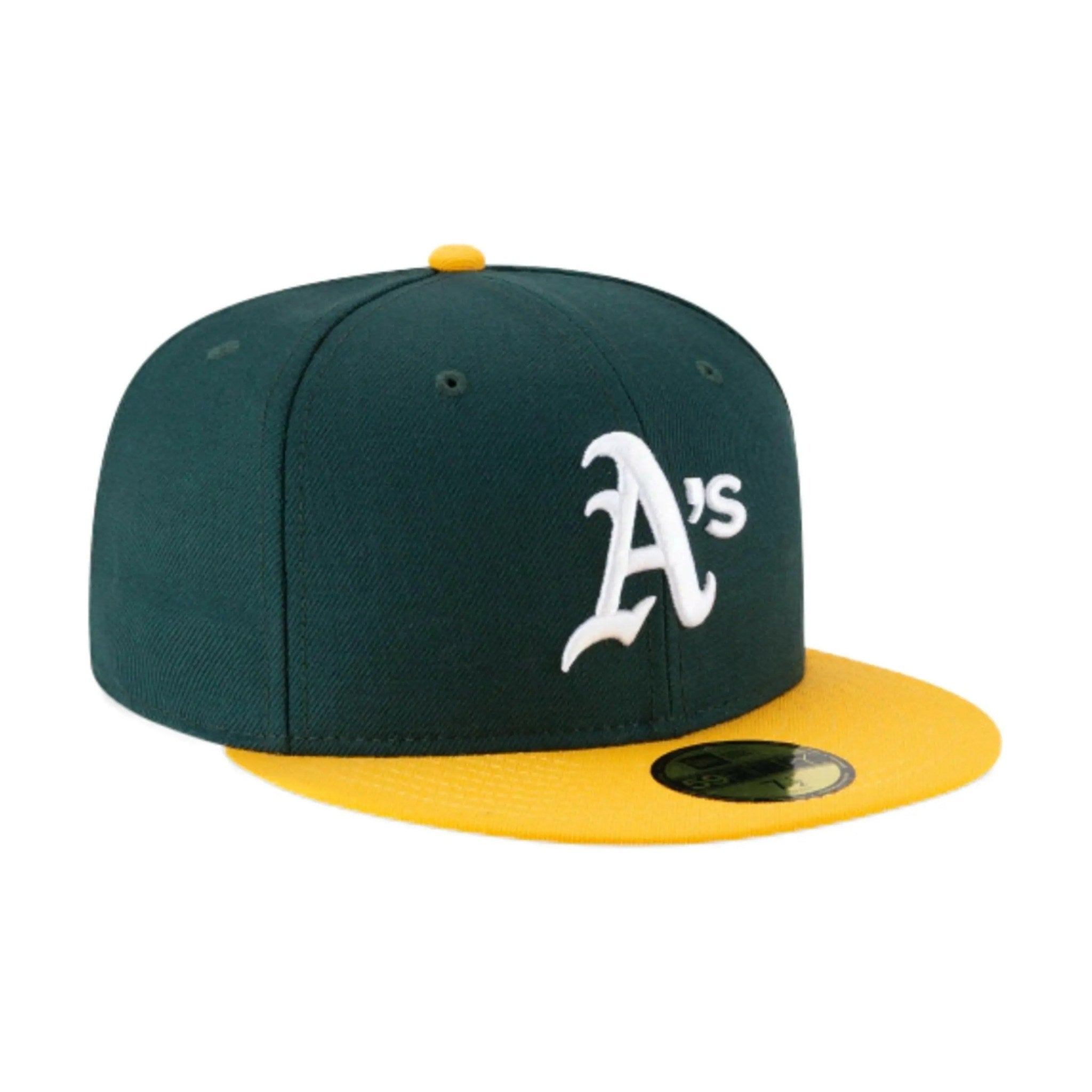 New Era 59Fifty Oakland Athletics 1989 World Series Men Fitted Hat Green/Yellow