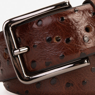 Vinci Leather The Johannesburg Brown Leather Belt
