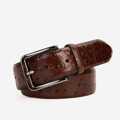Vinci Leather The Johannesburg Brown Leather Belt