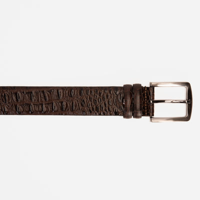 The Bomba Brown Leather Belt