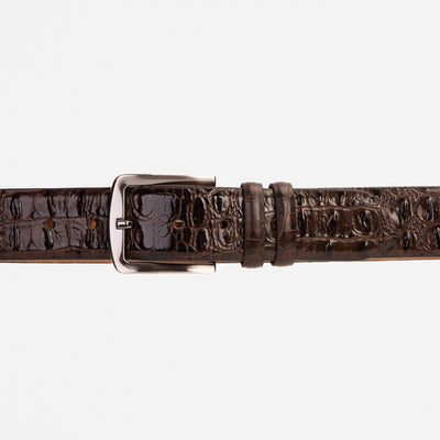 The Bomba Brown Leather Belt