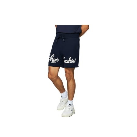 Sergio Tacchini Narni Men's Knit Shorts — Maritime Blue