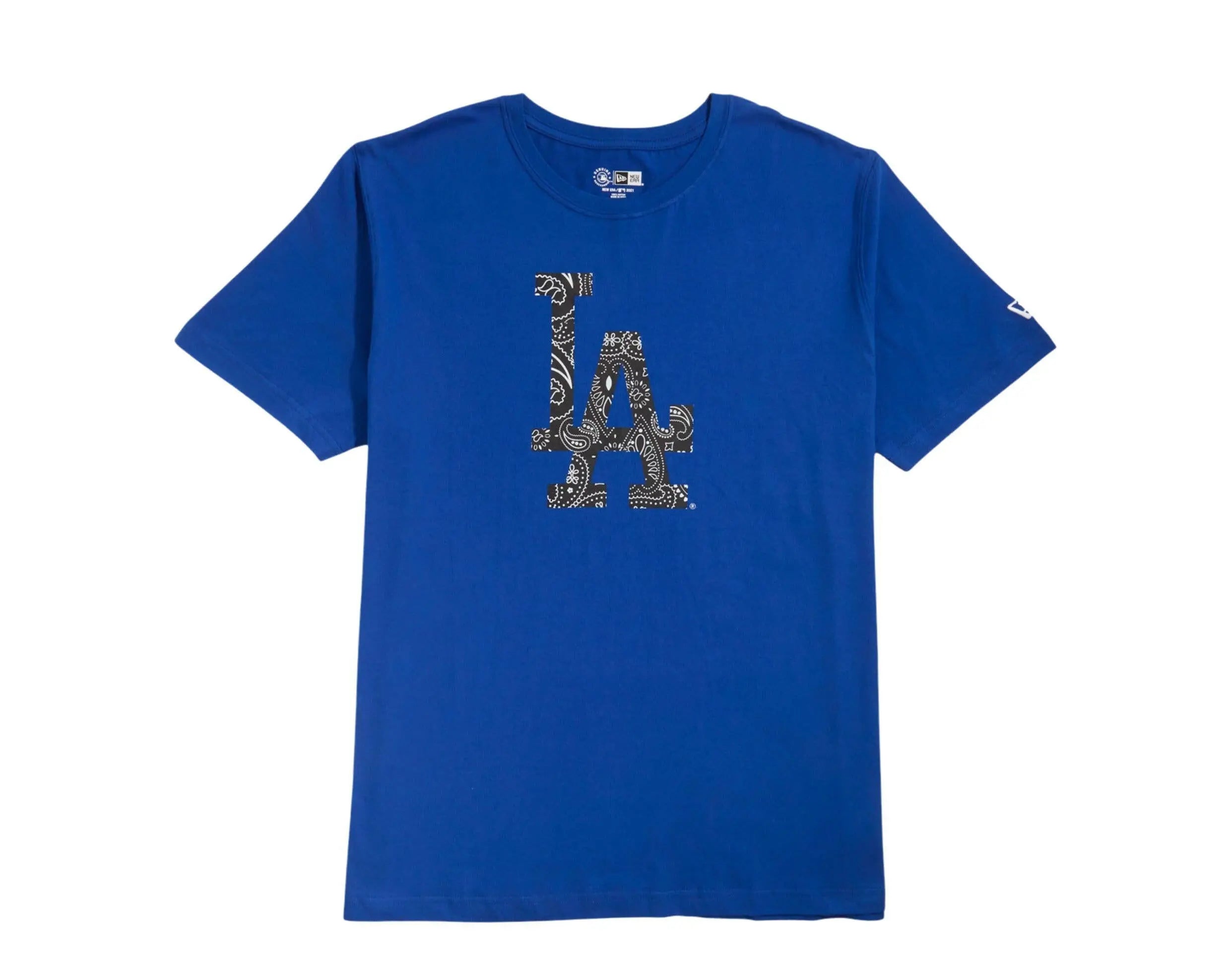 New Era Los Angeles Dodgers Paisley Elements Men T-Shirt Royal