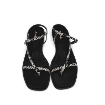 Maxy Asymmetric T-Strap Sandal