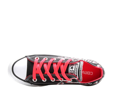 Converse Chuck Taylor All Star Ox Branded Black Sneakers — Infrared Low-Top