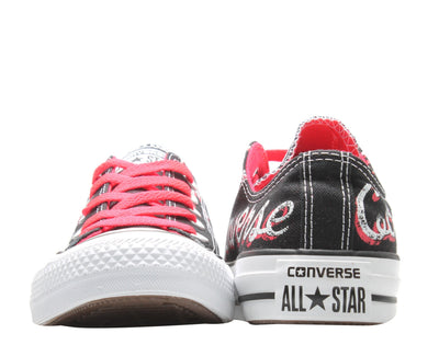 Converse Chuck Taylor All Star Ox Branded Black Sneakers — Infrared Low-Top