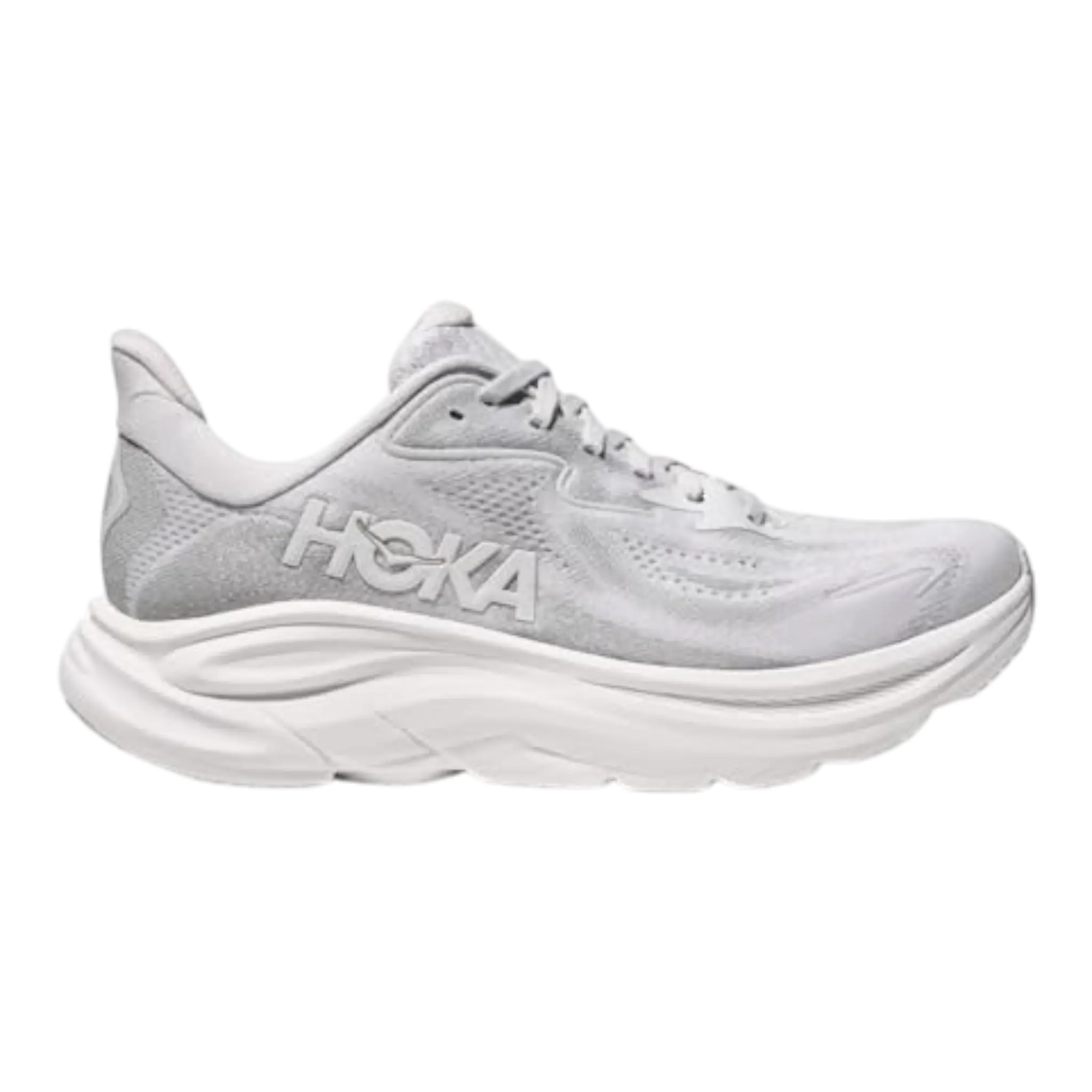Hoka Clifton 10 Women Running Sneakers Cosmic Grey Stardust