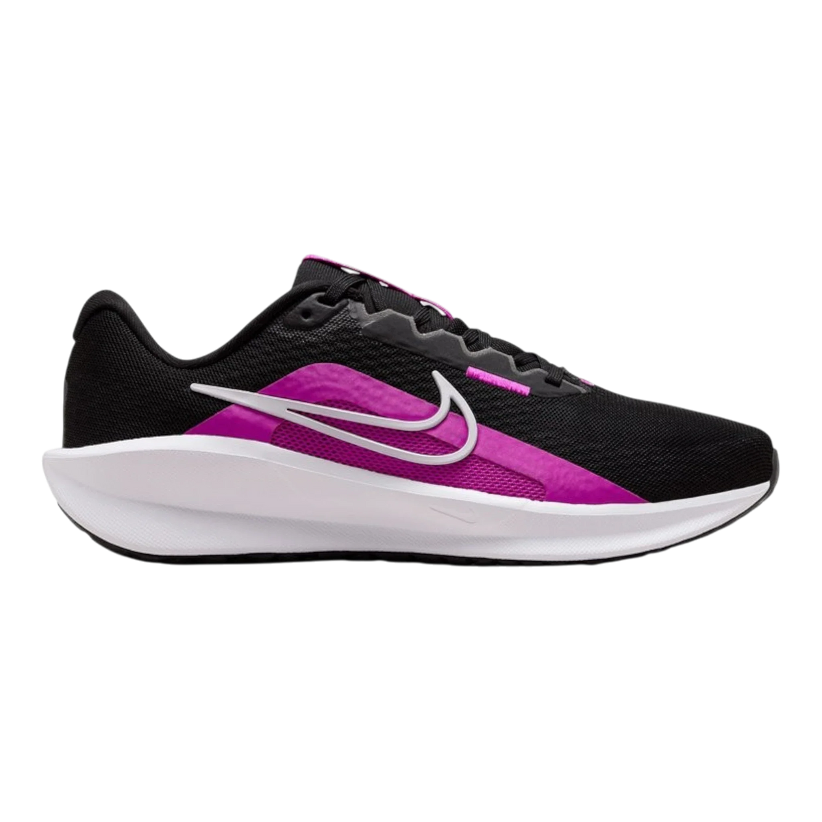 Nike Downshifter 13 Women's Running Sneakers — Black/Vivid Grape Mesh Low-Top – product view 1