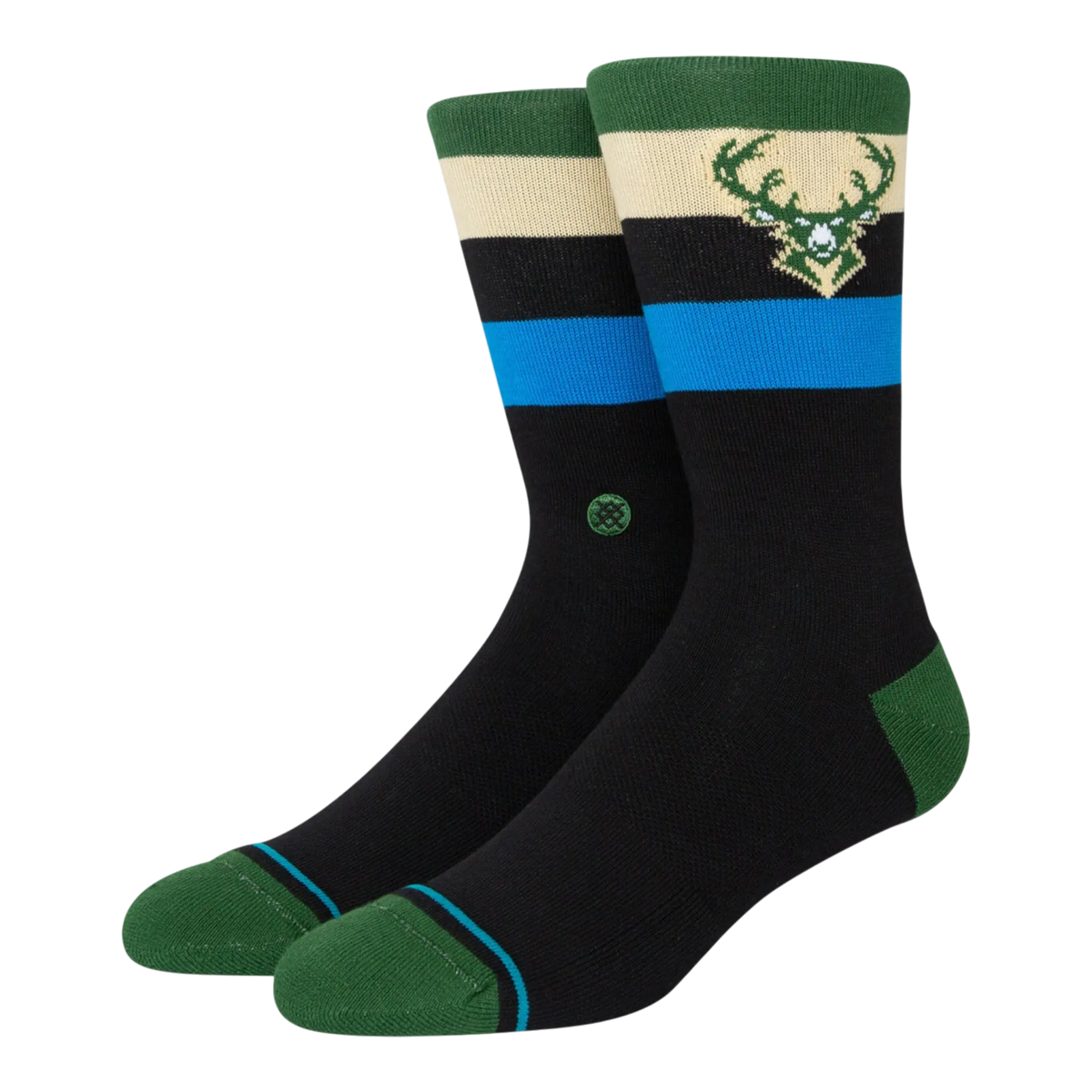 Stance Bucks ST Men's Crew Socks — Dark Green – product view 1